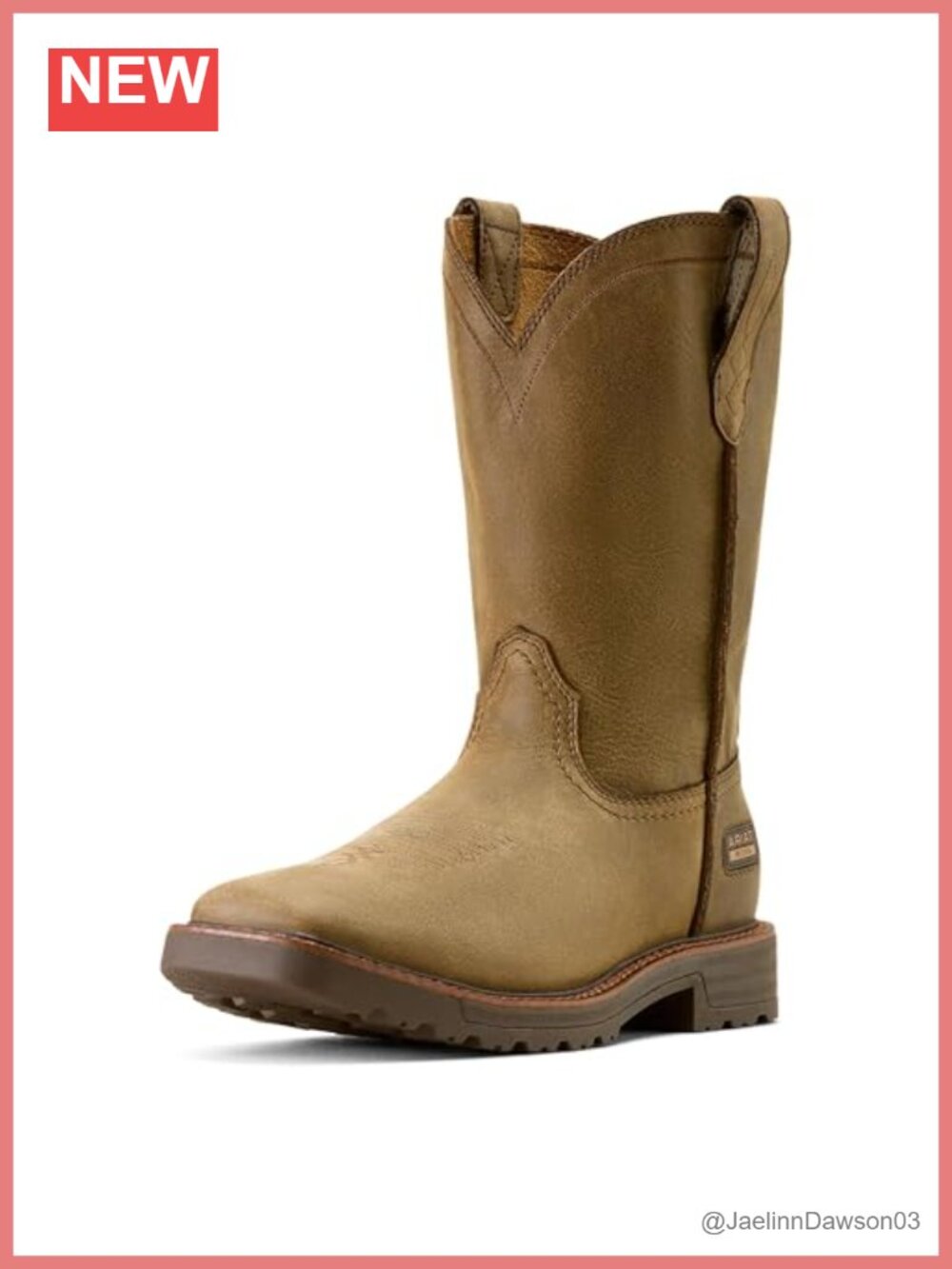 Ariat Work Boots Women's Square Toe Pull-On Synthetic